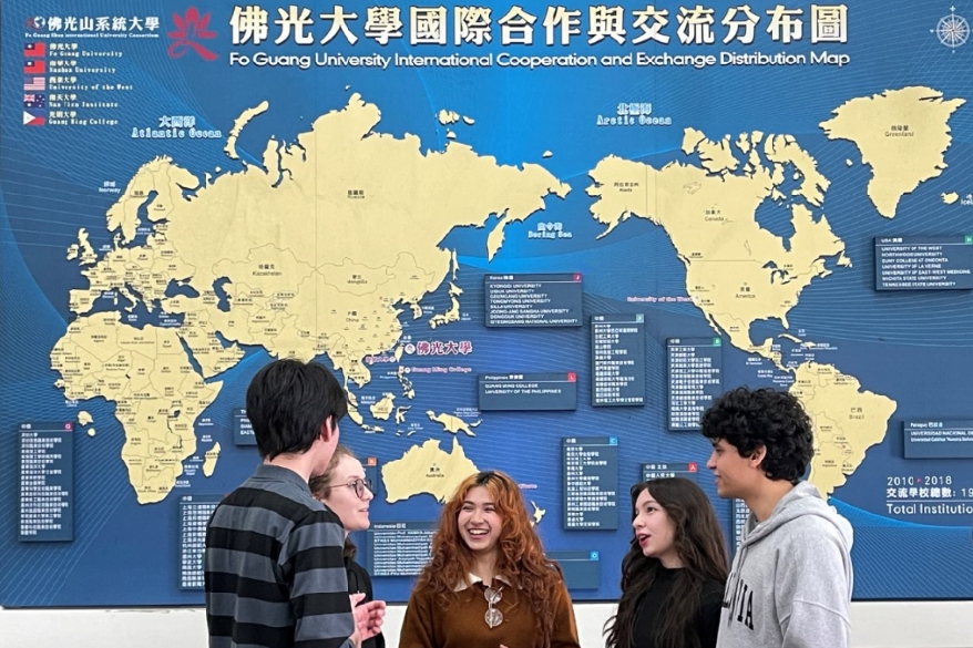 海外學習資源是佛光大學的重要優勢，讓佛大大學生涯更加充實且具國際視野。